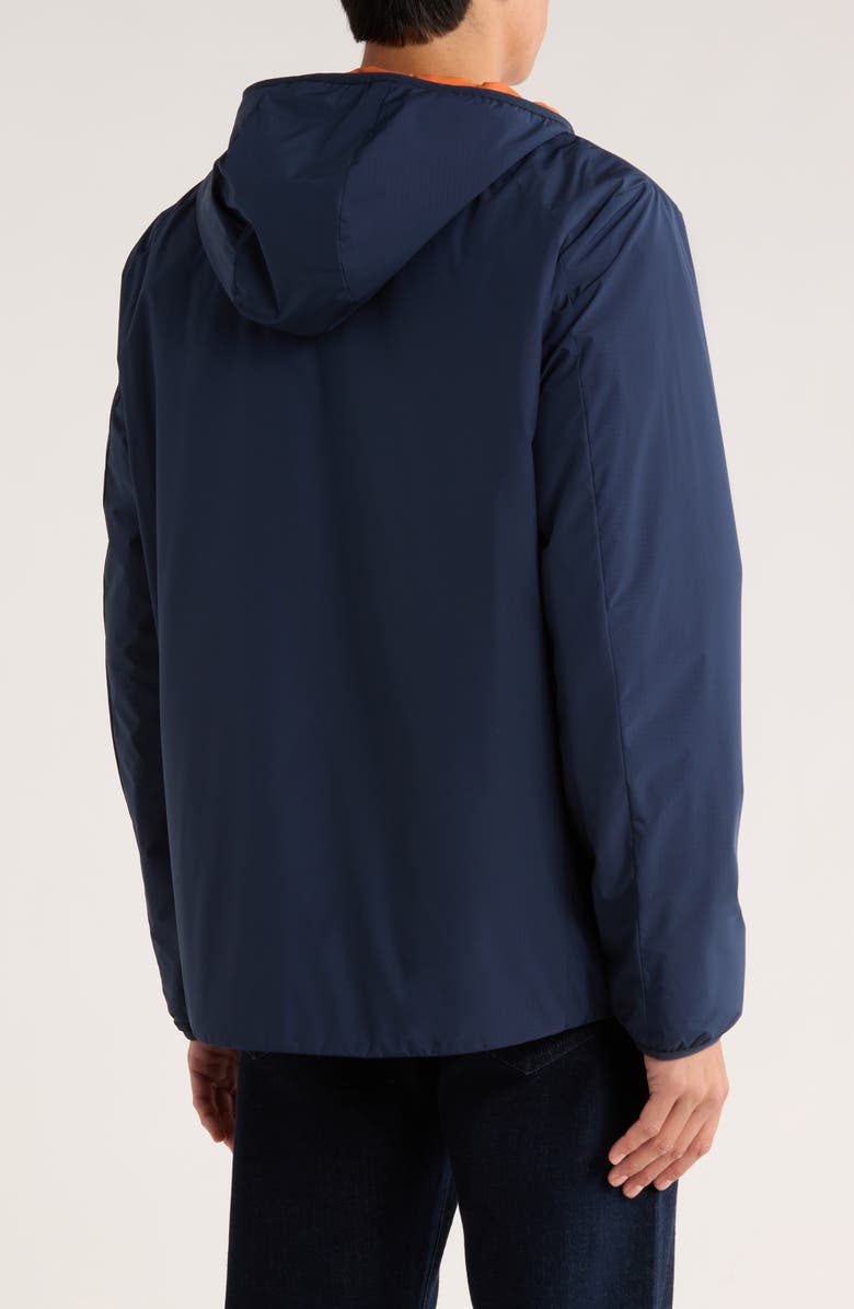 Nautica Transitional Hooded Zip Jacket, Alternate, color, Navy Seas
