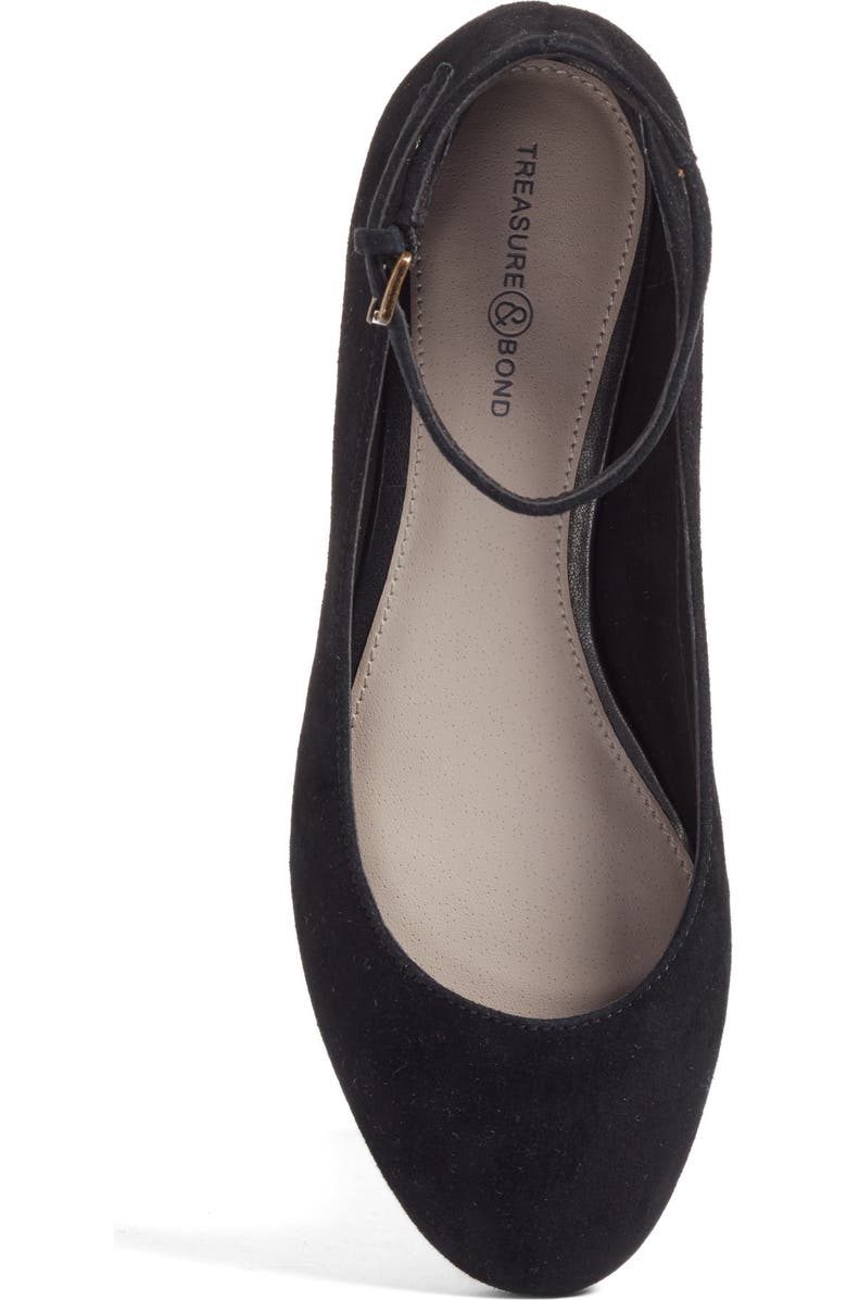 Treasure & Bond Jules Ankle Strap Ballet Flat, Alternate, color,