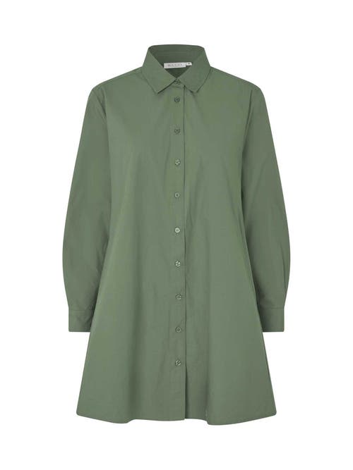 Masai Copenhagen Maingebeth Long Sleeve Oversize Shirt In Green