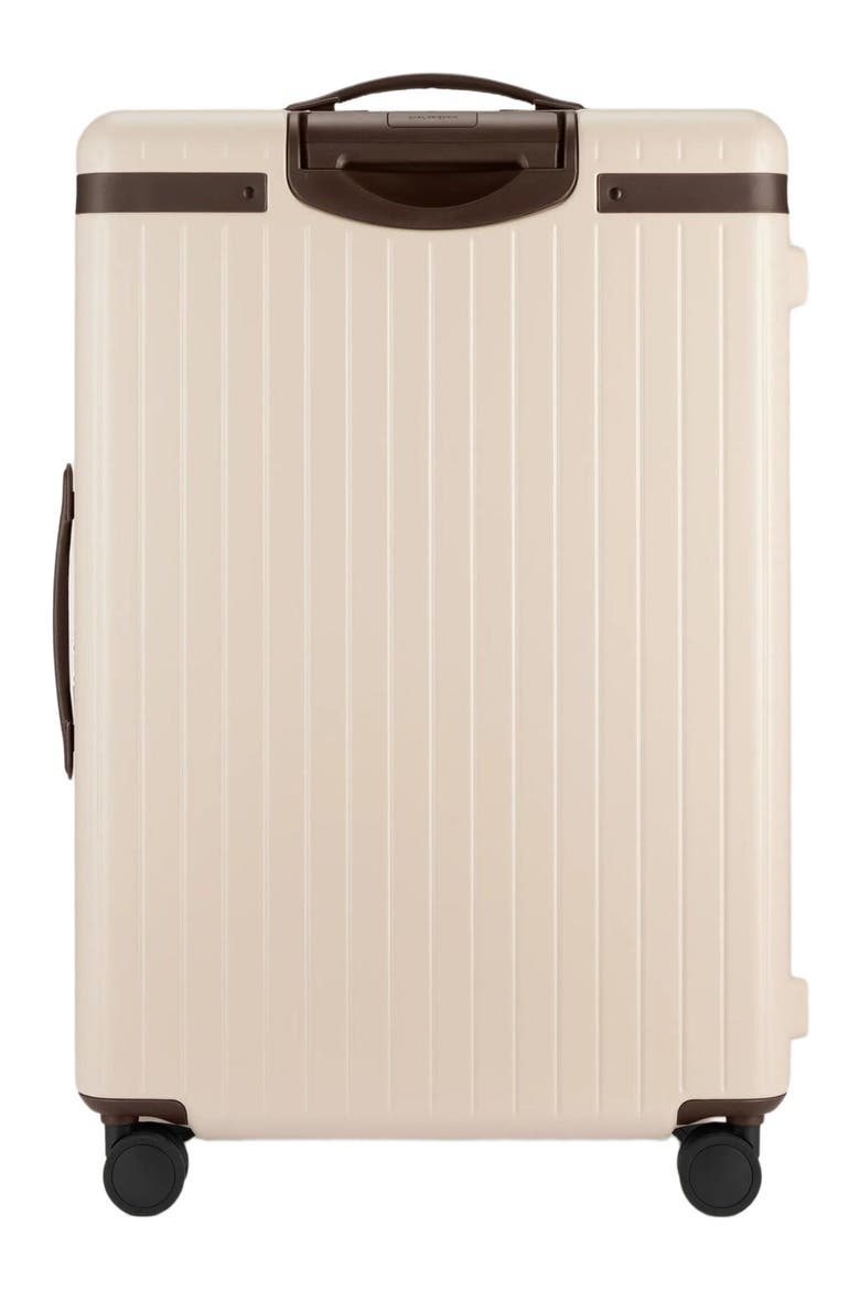 The Large Check-in Suitcase, Alternate, color, Sand / Chocolate
