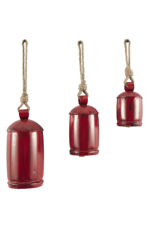Eclectic Set of 3 Decorative Meditation Bells