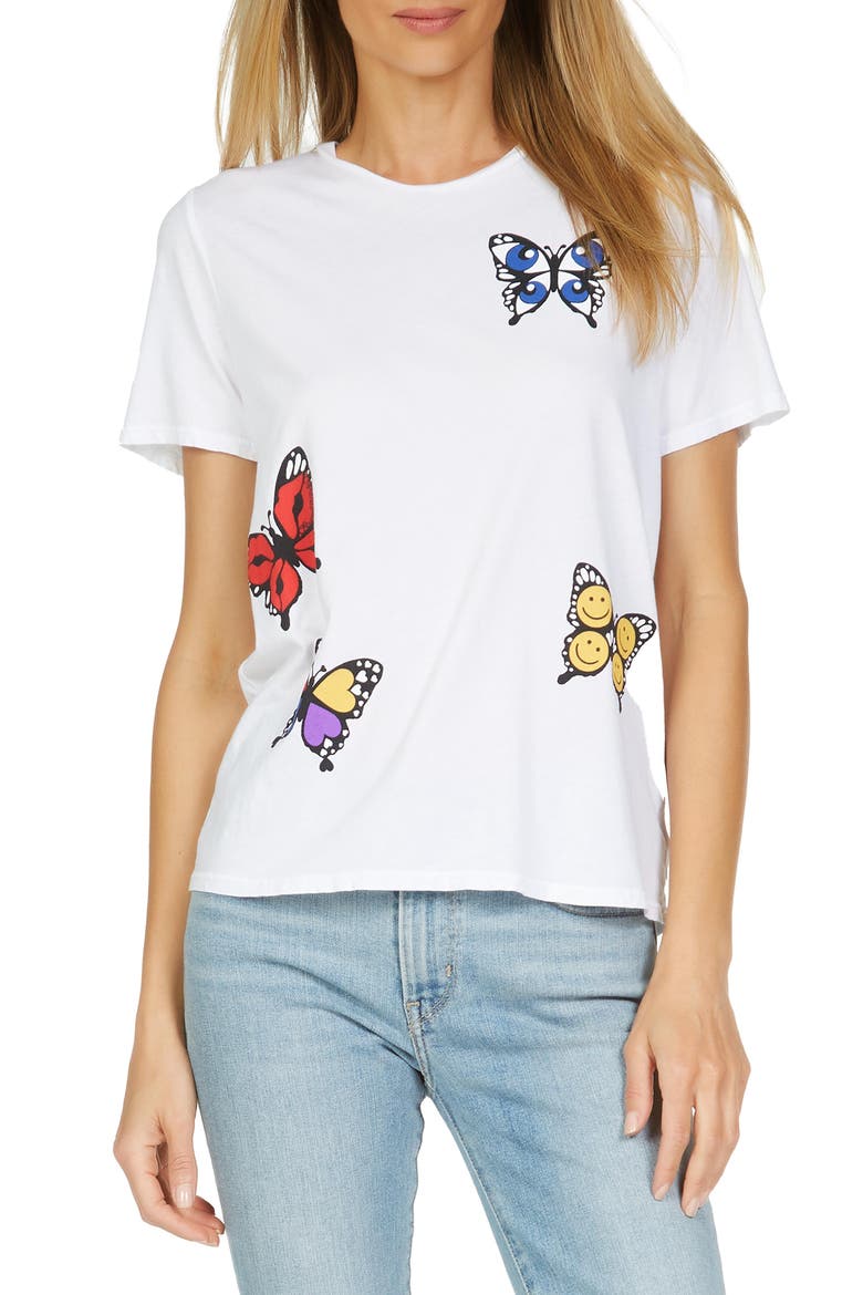 Croft Butterfly Top, Alternate, color, White