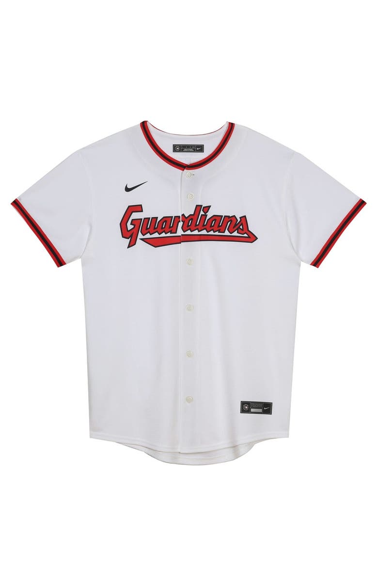 Nike Toddler Nike White Cleveland Guardians Home Blank Replica Jersey, Alternate, color, White