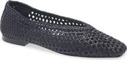 Madewell The Mylie Ballet Flat in Handwoven Leather