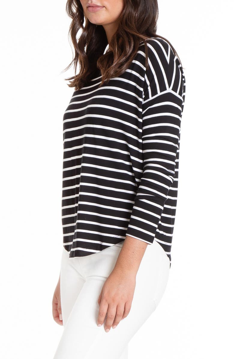 APNY Stripe Drop Shoulder Top, Alternate, color,
