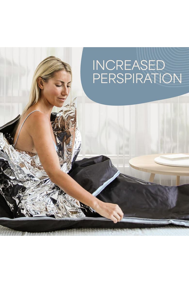 Sauna Wrap Foil Blanket 10x, 25x, 50x Disposable Thermal Wrap for Infrared Sauna, Alternate, color, Metallic/50 Pcs