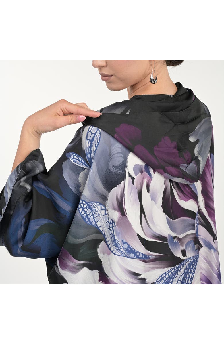 Silk&Soul Hooded Tunic, Alternate, color, Black