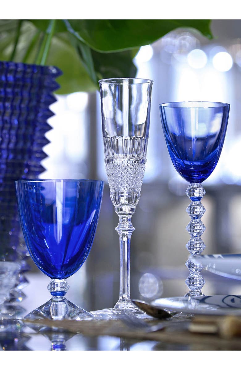 Baccarat Véga Rhine Set of 2 Lead Crystal Wine Glasses, Alternate, color, 