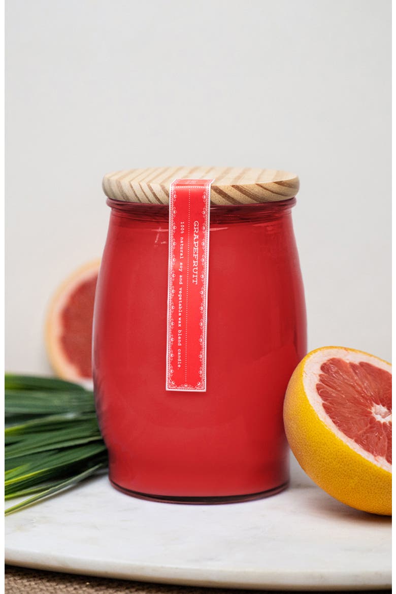 Barrel Candle, Alternate, color, GRAPEFRUIT
