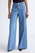 L'AGENCE Delcan High Waist Wide Leg Jeans