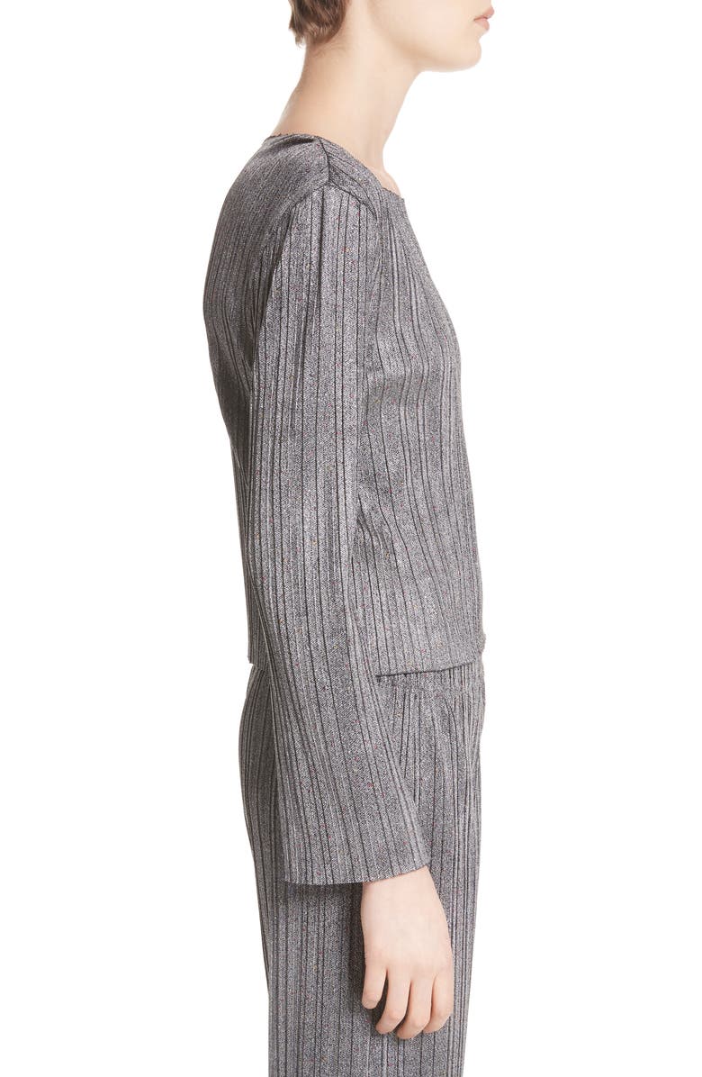 Simon Miller Ribbed Bateau Neck Top, Alternate, color, 