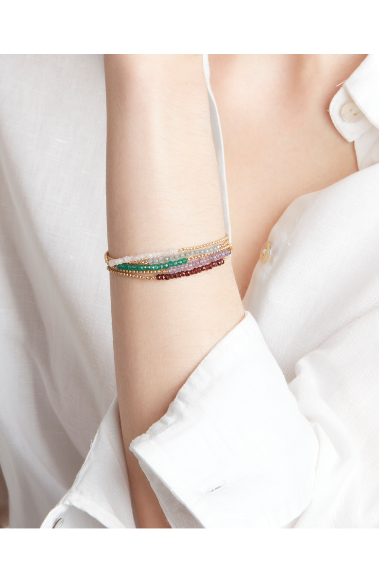 Eloise Jewelry Cosmos Bracelet  with Gemstone, Alternate, color, Green Onyx