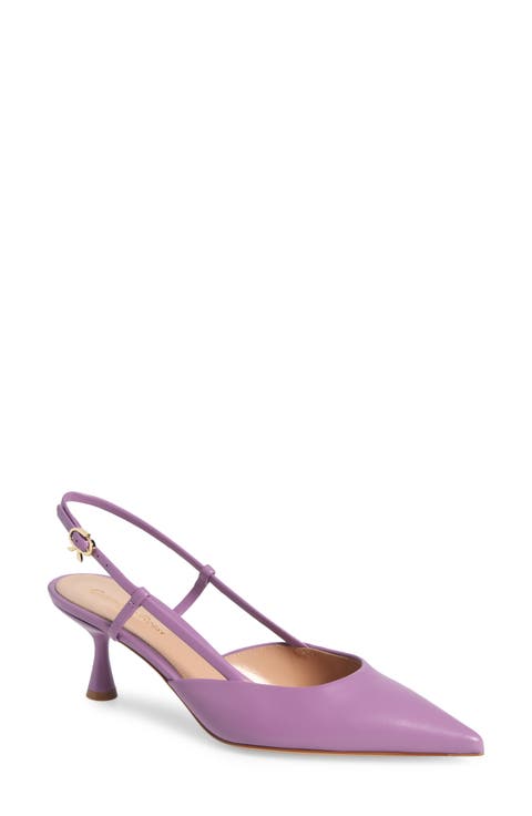 美品✨️Gianvito Rossi パープル ハイヒール 23cm - メルカリ