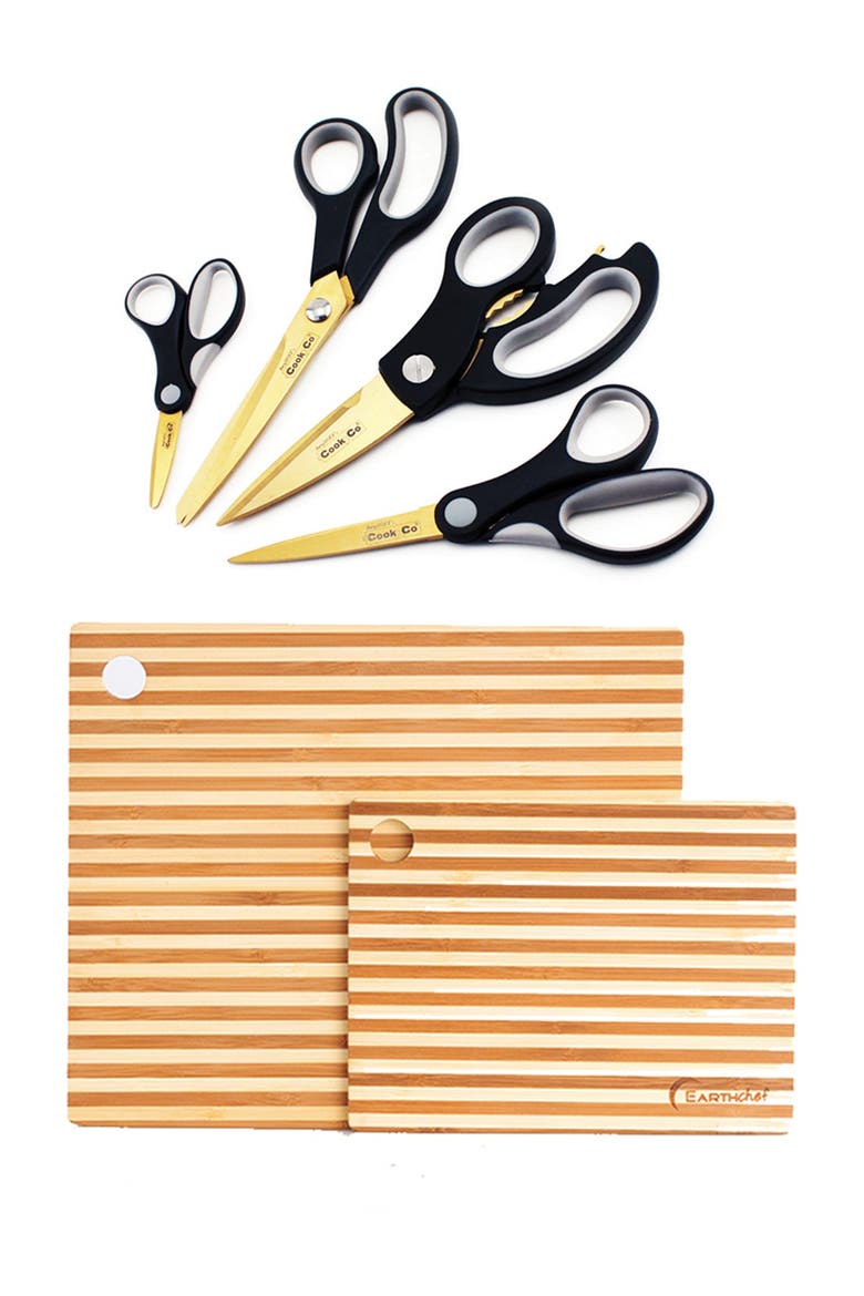 Stainless Steel 6-Piece Prep Set, Main, color, SET COLORS