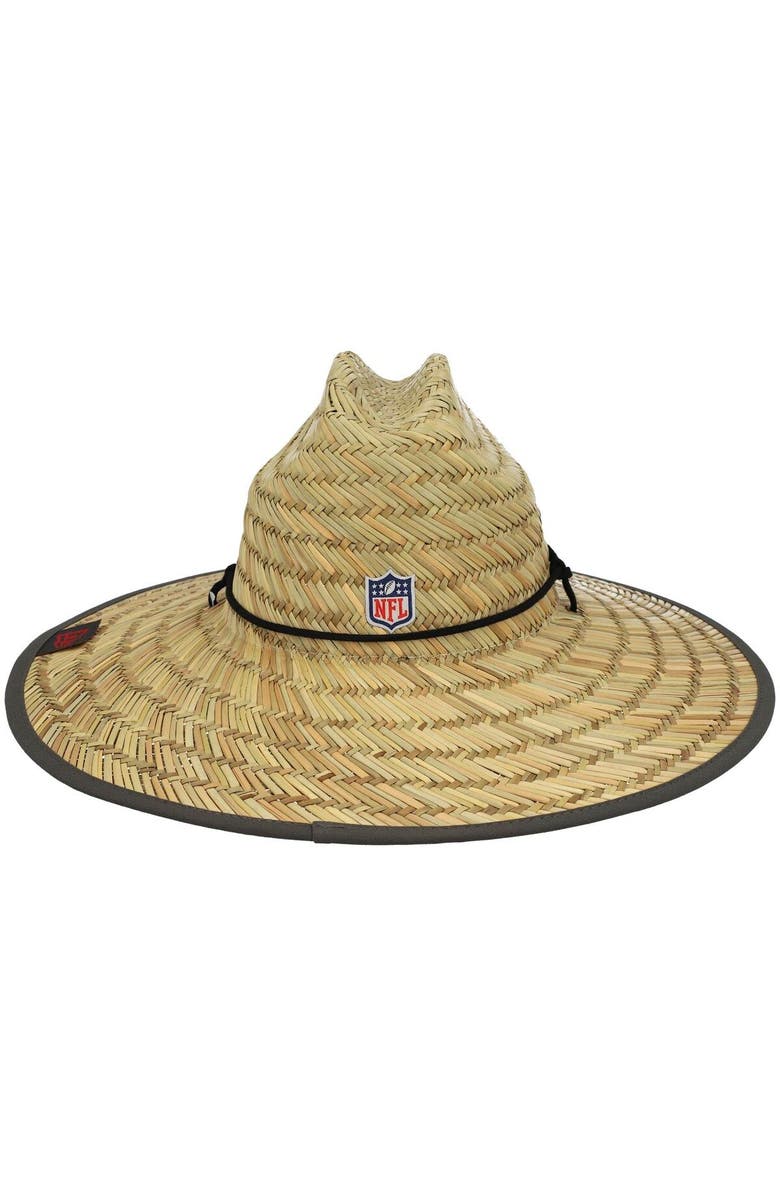New Era Men's New Era Natural Tampa Bay Buccaneers NFL Training Camp Official Straw Lifeguard Hat, Alternate, color, 