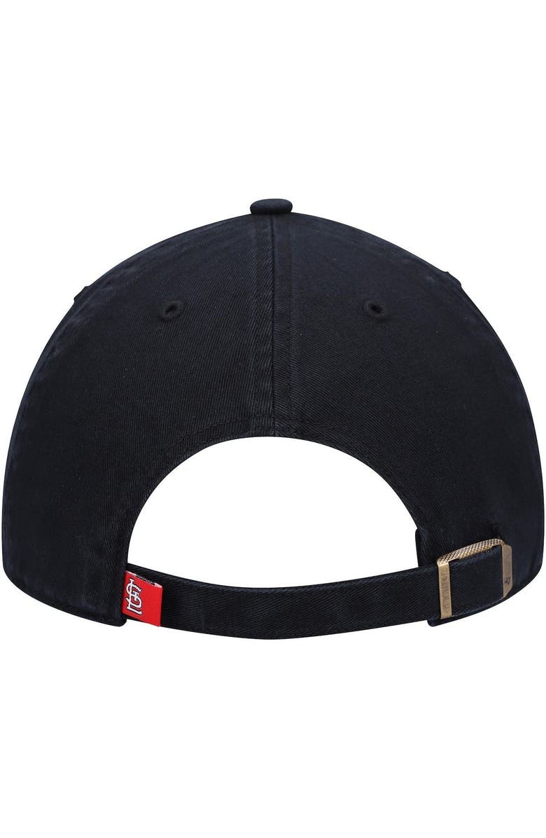 '47 Men's '47 Black St. Louis Cardinals Clean Up Adjustable Hat, Alternate, color, Navy
