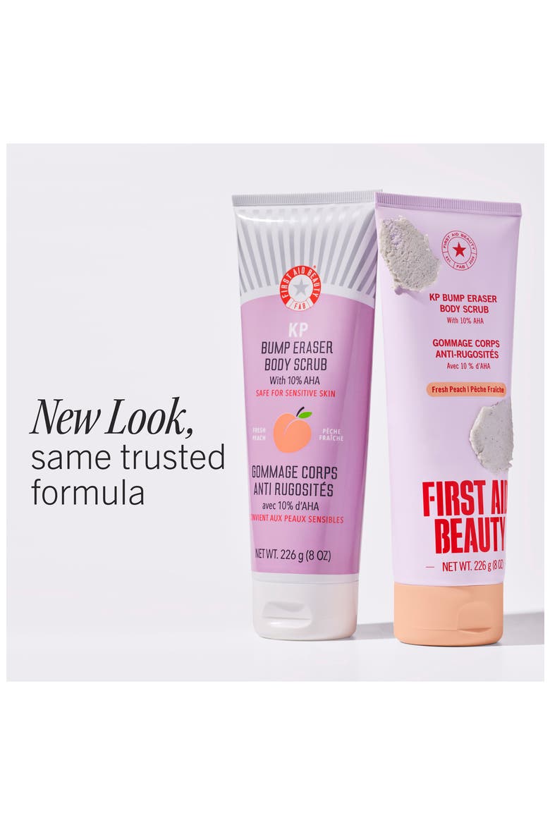 KP Bump Eraser Body Scrub with 10% AHA Fresh Peach, Alternate, color, NO COLOR