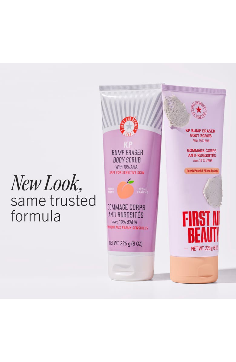 First Aid Beauty KP Bump Eraser Body Scrub with 10% AHA Fresh Peach, Alternate, color, 
