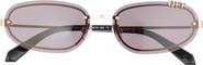 Off-White Miami 60mm Oval Sunglasses