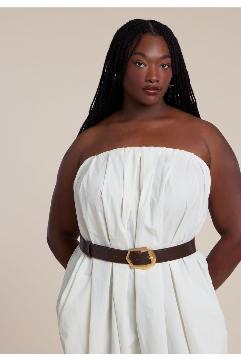 Belted Balloon Jumpsuit, Alternate, color, COCONUT MILK