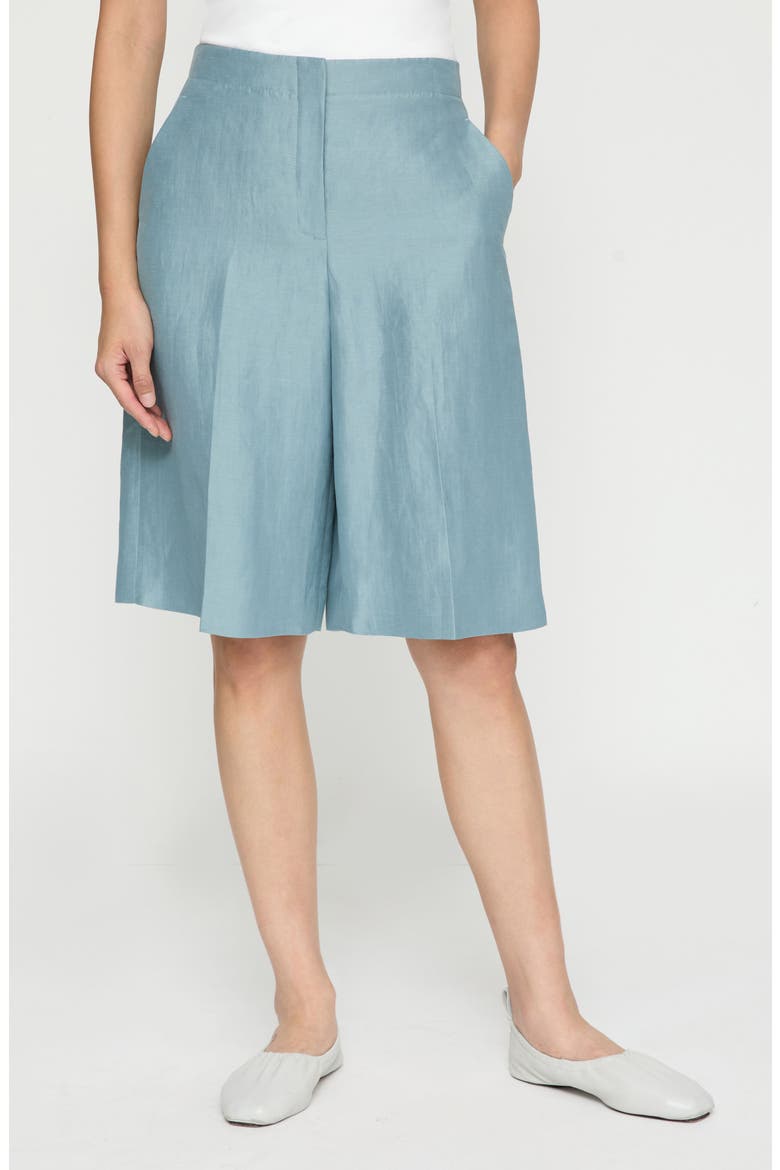 Ryerson Linen Blend Bermuda Shorts, Main, color, PAPER BLUE