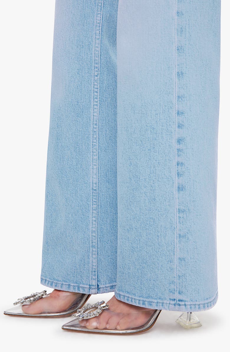 MOTHER The Bookie Sneak Bootcut Jeans, Alternate, color, Cool As A Cat