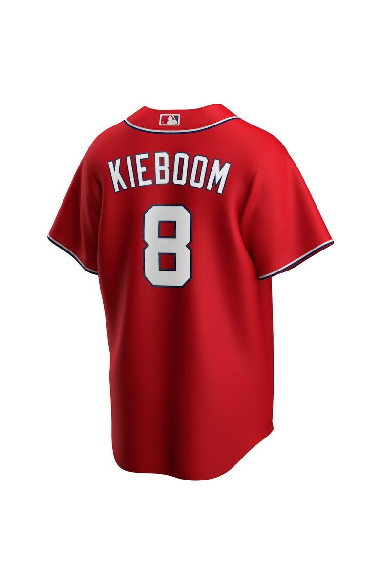 Nike Men's Nike Carter Kieboom Red Washington Nationals Alternate Replica Player Name Jersey, Alternate, color, 