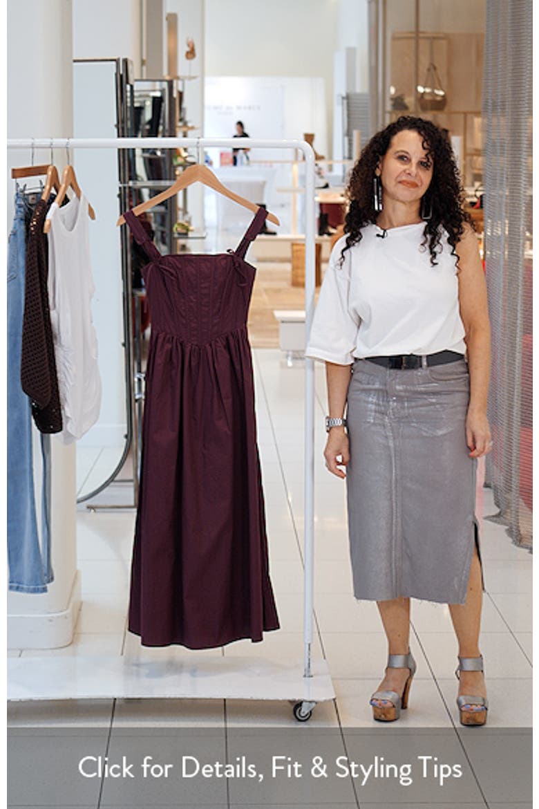 Zenobia Corset Midi Dress video
