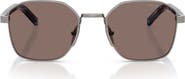 Prada 51mm Polarized Square Sunglasses