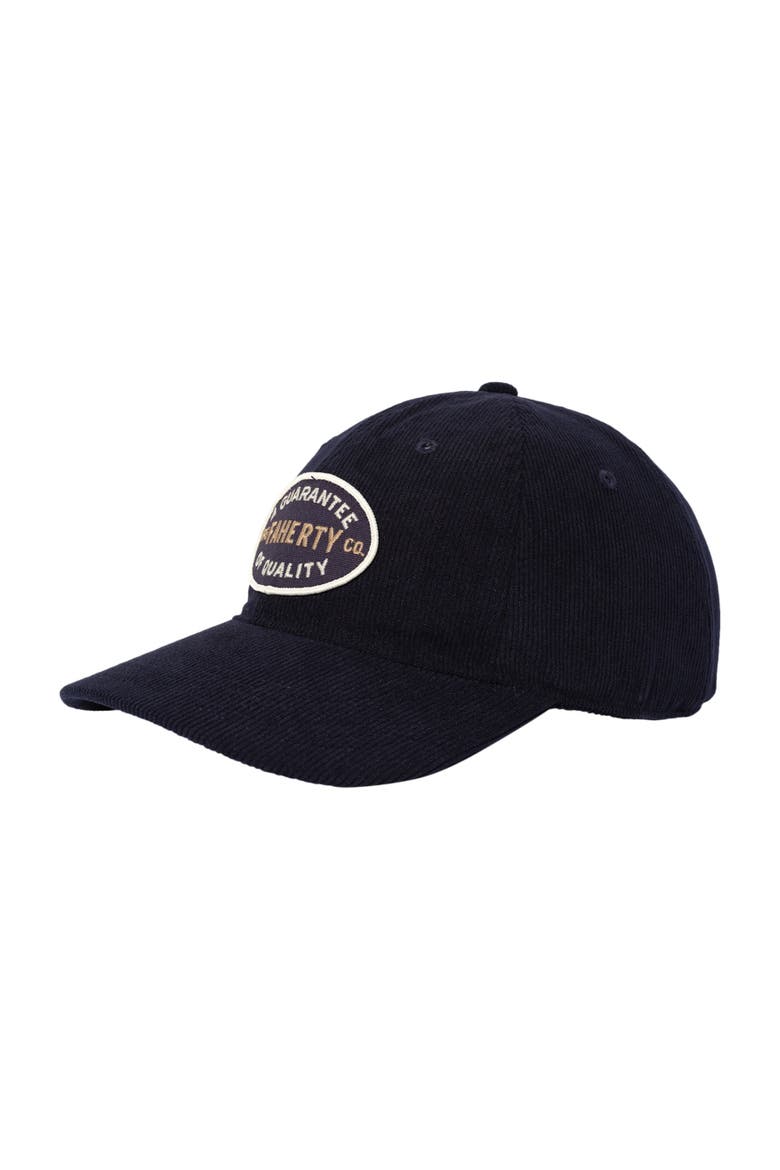 Corduroy Baseball Hat, Main, color, Navy