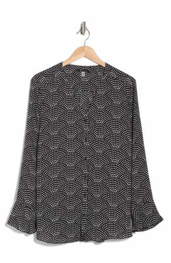Long Sleeve Button-Up Top