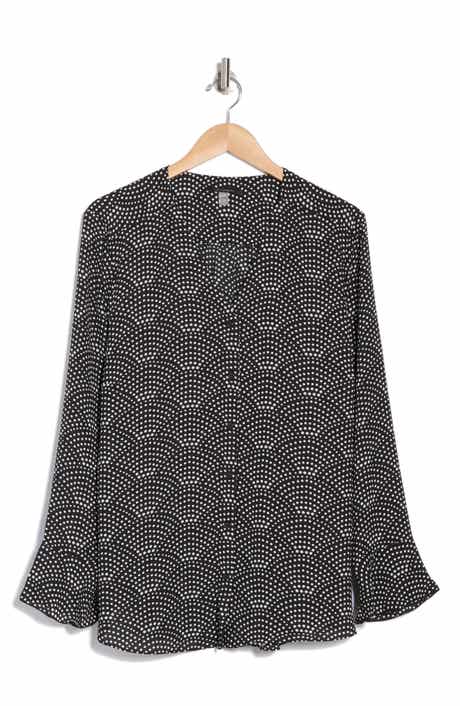 Long Sleeve Button-Up Top