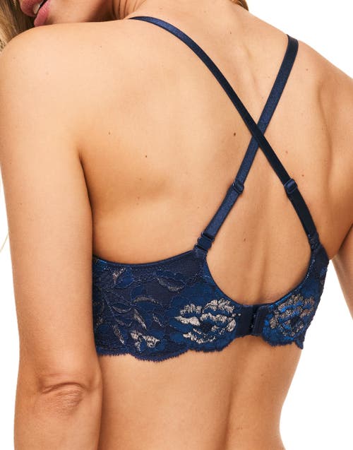 Adore Me Missy Unlined Demi Bra In Blue