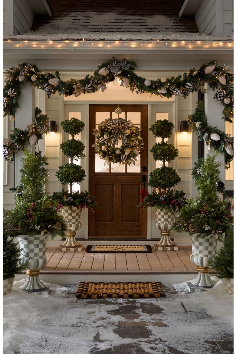 Courtly Noel Illuminated Garland, Alternate, color, COURTLY