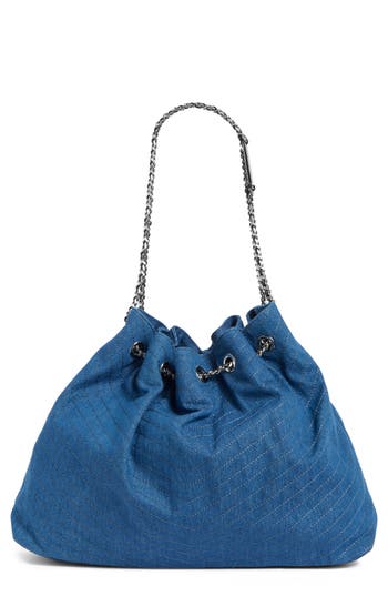 Rebecca Minkoff Slouchy Soft Tote In Blue