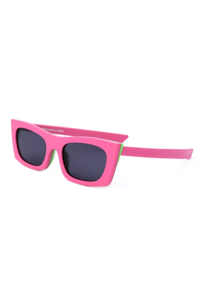 46mm Square Sunglasses, Alternate, color, PINK