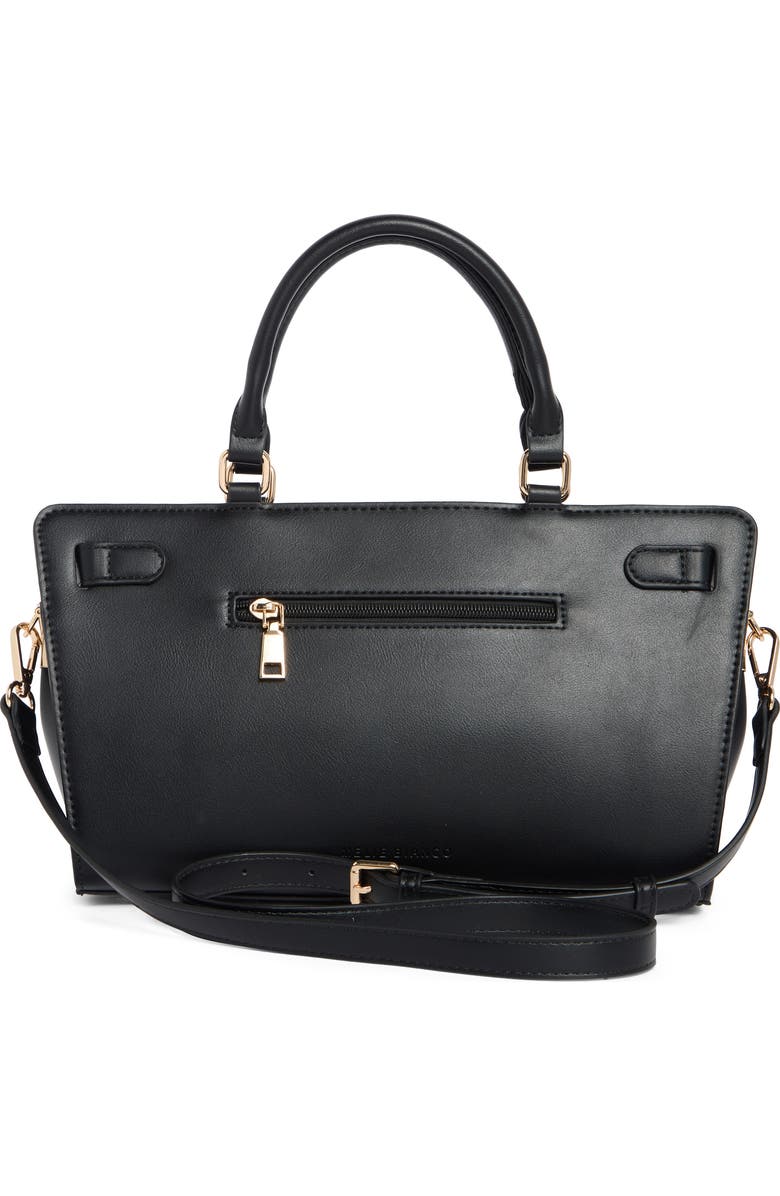Melie Bianco Neema Top Zip Handbag, Alternate, color, Black