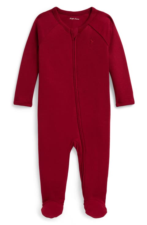 Cotton Interlock Footed Coverall