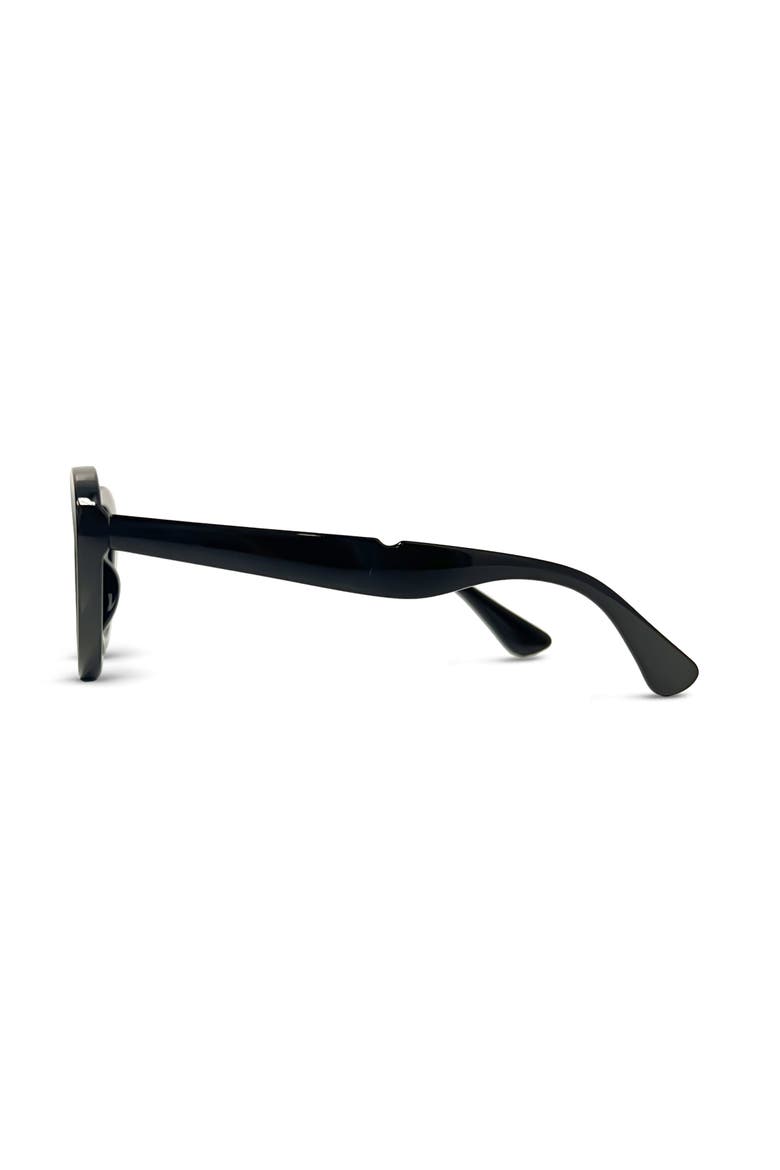The Bay Sunglasses, Alternate, color, Black