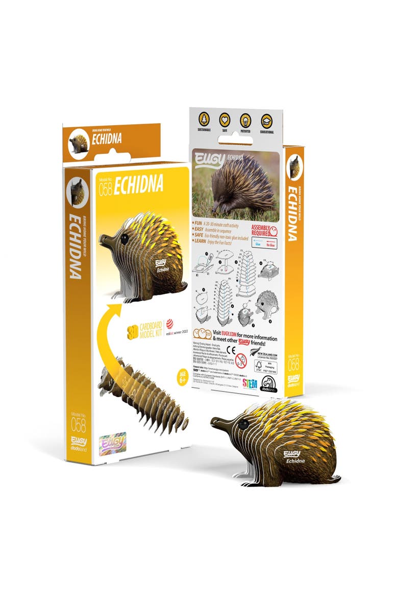 Echidna 3D Puzzle, Main, color, No Color
