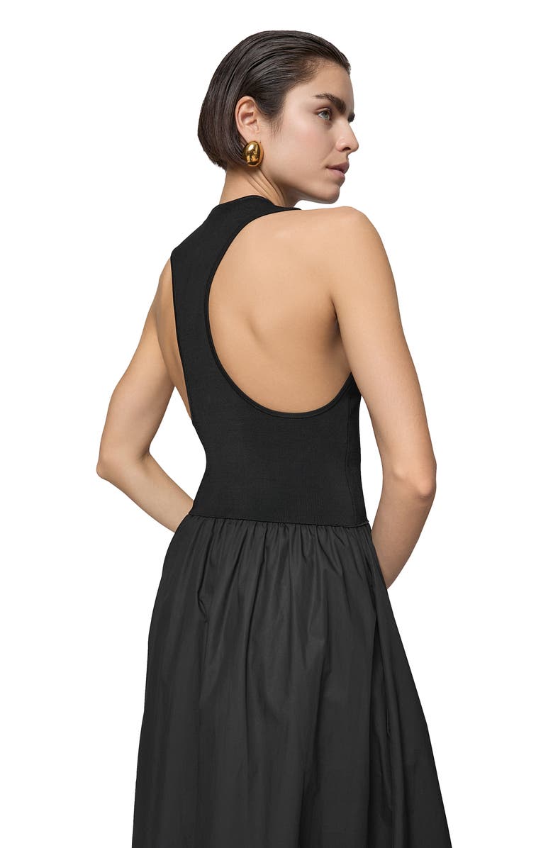 Rebecca Minkoff Belle Combo Tank Dress, Alternate, color, True Black