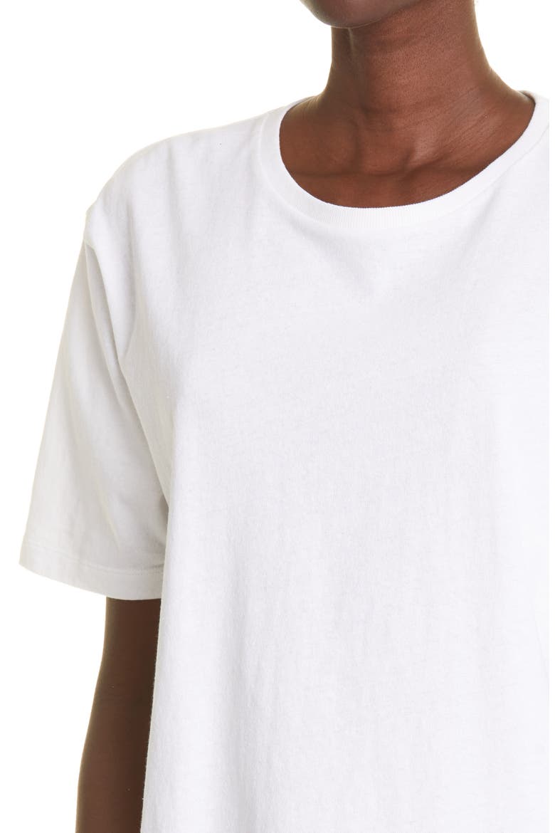 Mae Cotton T-Shirt, Alternate, color, WHITE