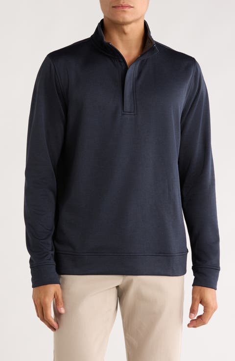 Luxe Performance Golf Fleece Quarter Zip Pullover