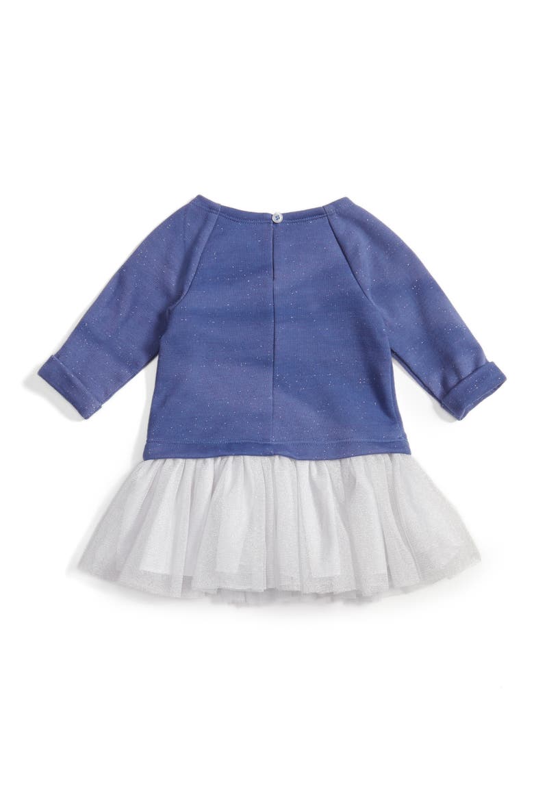 Stars Embellished Dress, Alternate, color, NAVY