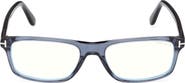 TOM FORD 55mm Rectangular Optical Glasses