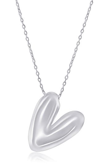 Simona Bubble Initial Pendant Necklace