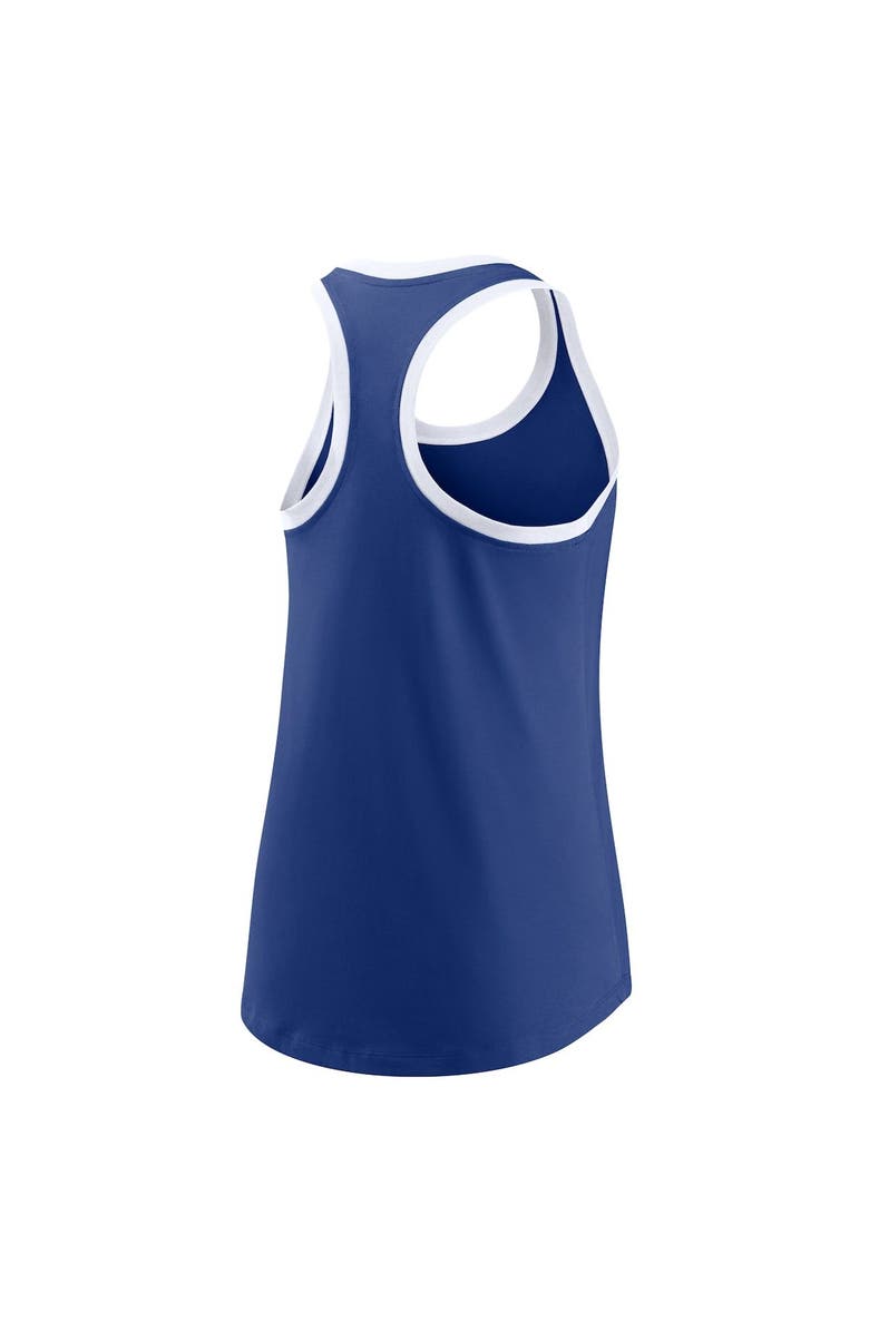 Nike Women's Nike Royal Los Angeles Dodgers Tech Tri-Blend Tank Top, Alternate, color, 