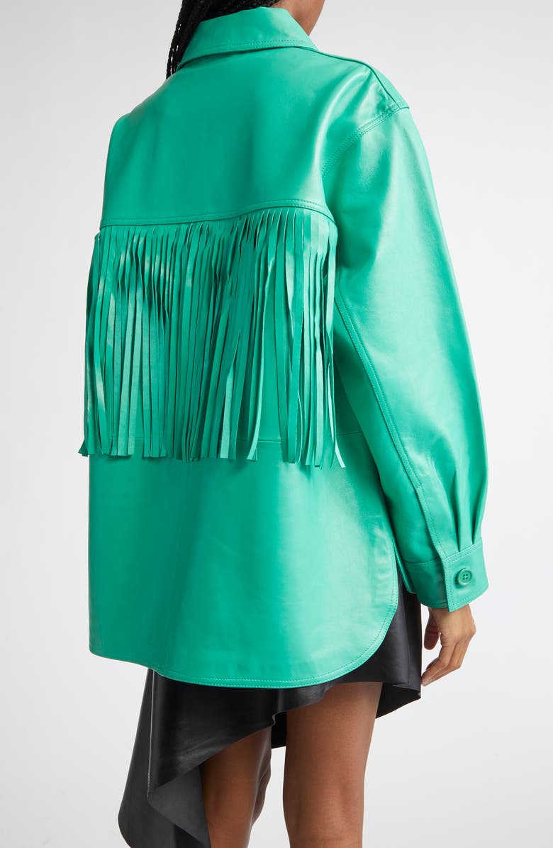 Stand Studio Saskia Fringe Shirt, Alternate, color, 