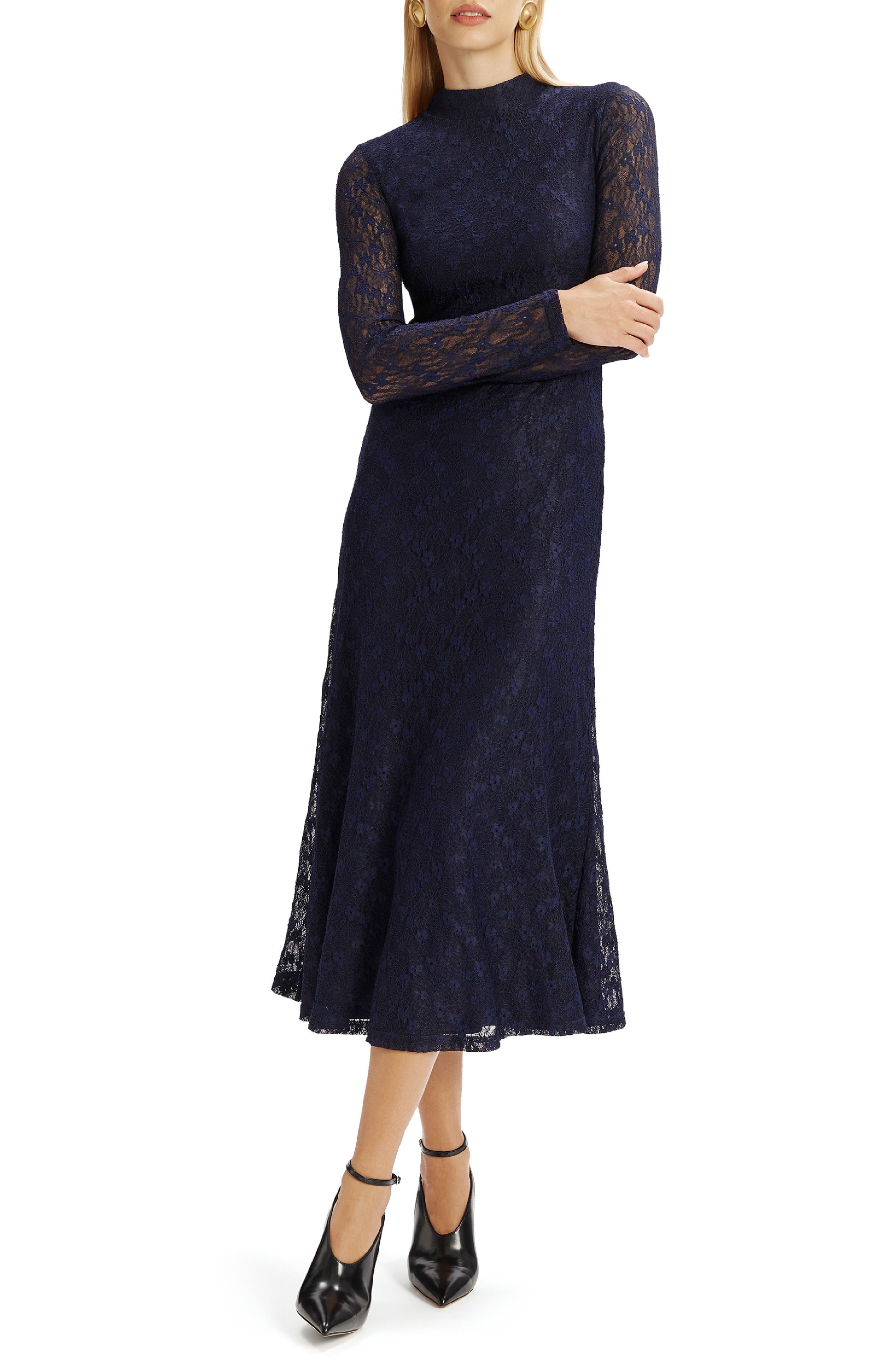 love by design lace long sleeve midi dress Lace Long Sleeve Midi Dress (Women)