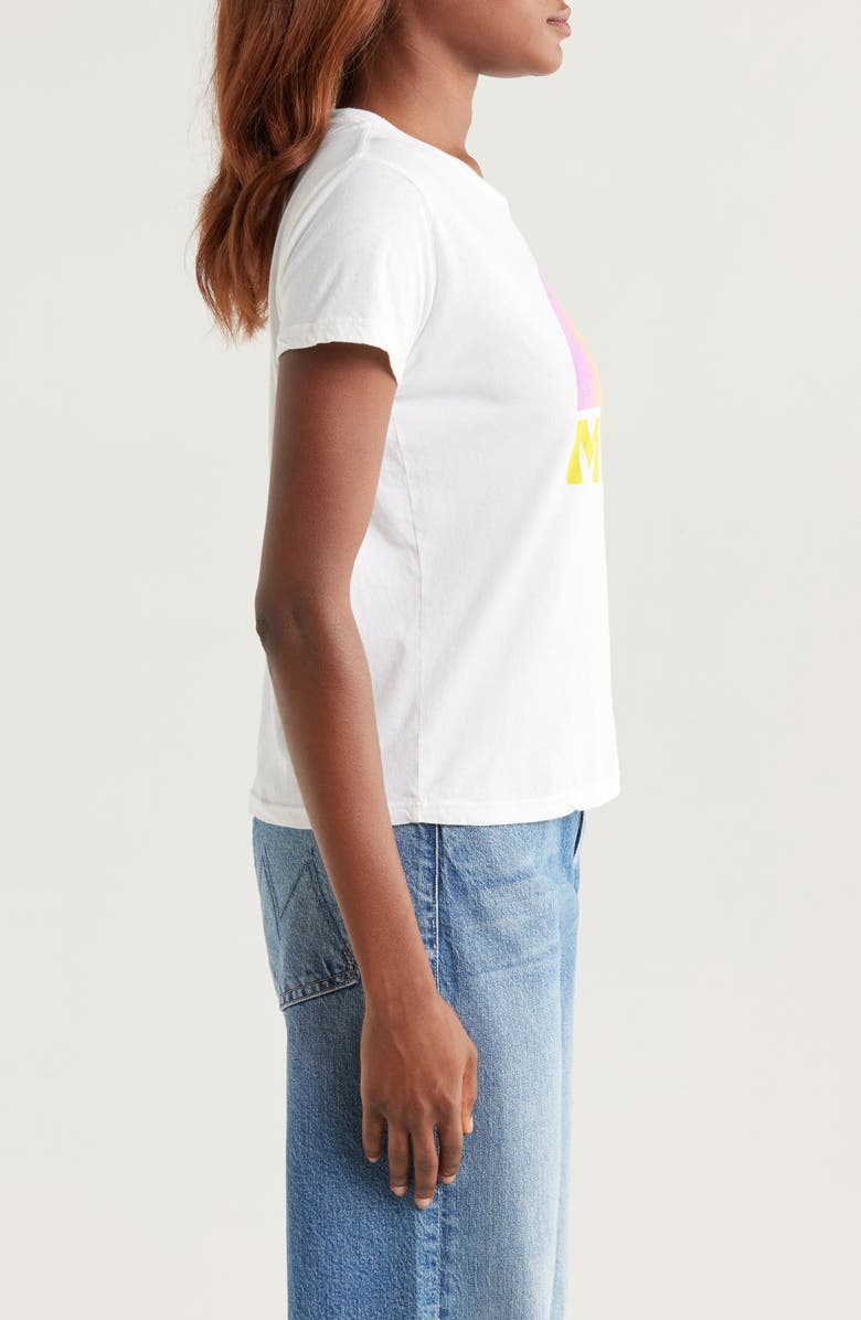 MOTHER The Boxy Goodie Goodie Supima<sup>®</sup> Cotton Tee, Alternate, color, Over Mother